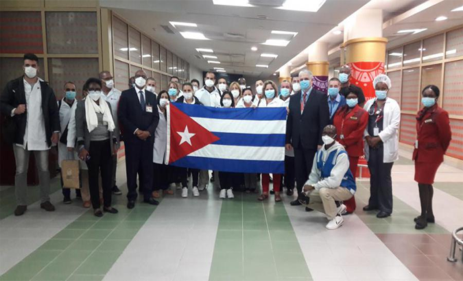 Cuban doctors in Kenya to assit fight COVID-19 pandemic, Nairobi, Kenya, July 30, 2020.