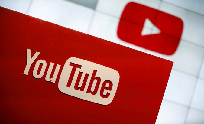 YouTube logo, United States, August 17, 2020.