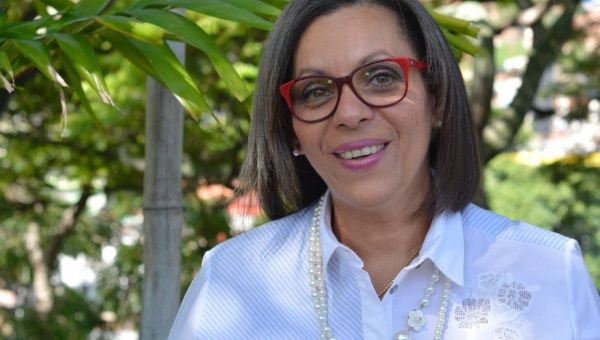 President of Venezuela's National Electoral Council (CNE), Indira Alfonzo, in an interview with Ernesto Villegas P. September 18, 2020.