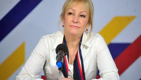 Broad Front candidate Carolina Cosse, Montevideo, Uruguay, 2020.