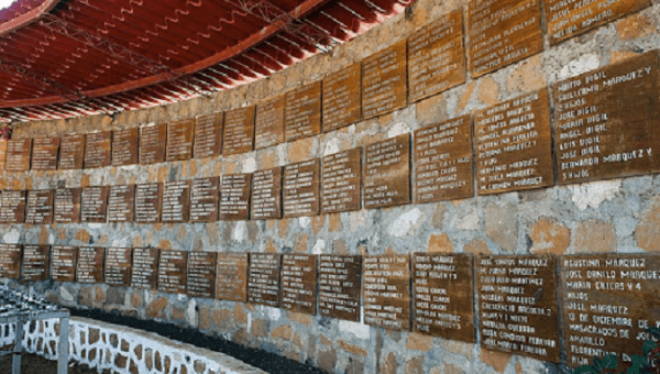 El Mozote Victims' Memorial, in Morazán, El Salvador.