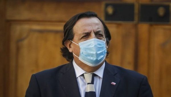 Interior Minister Victor Perez, Santiago, Chile, 2020.