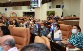 Lawmakers debate the IMF financial proposal, Managua, Nicaragua, Nov. 24, 2020