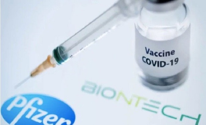 Vaccine developed by the companies Pfizer and BioNtech, Dic. 1, 2020.