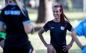 Mara Guzman on a training session in Buenos Aires, Argentina, 2020.