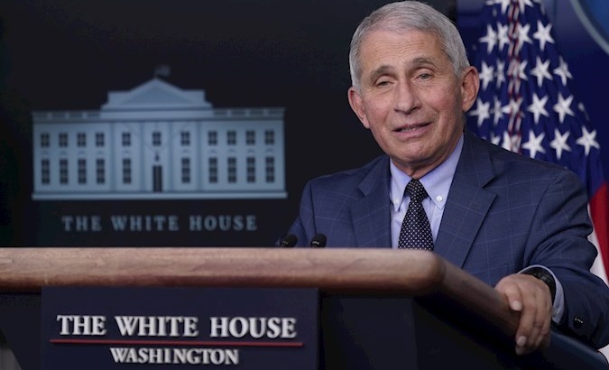 The National Institute of Allergy and Infectious Diseases Director Anthony Fauci, Washington, DC, U.S., 2020.