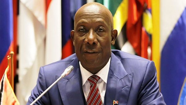 Incoming Chairman of the Caribbean Community (CARICOM) Dr the Honourable Keith Rowley Prime Minister of Trinidad and Tobago
