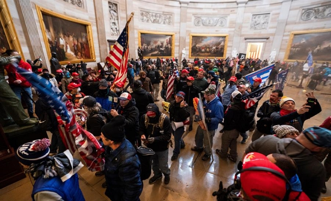 President Donald Trump's supporters stormed the Capitol building, Washington DC, U.S., Dec. 6, 2021.