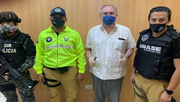 Ex President Abdala Bucaram arrested for acts of corruption, Ecuador, Jun. 4, 2020.