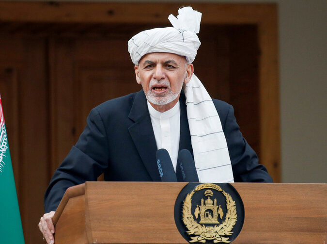 Afghan President Ashraf Ghani says the Biden administration will send a team to Kabul for consultations on efforts to bring peace to Afghanistan.
