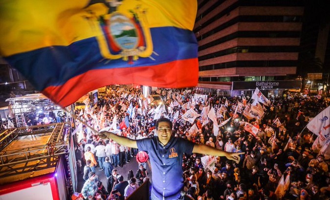 Union for Hope (UNES) Presidential candidate Andres Arauz, Ecuador, 2021.