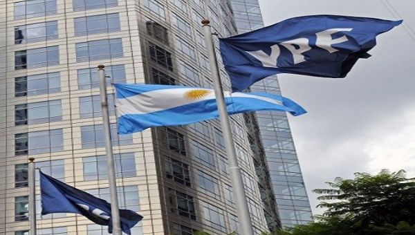 YPF's main offices, Buenos Aires, Argentina, Feb 7, 2021