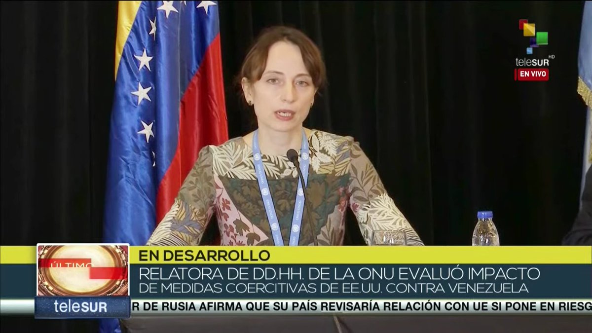 UN Human Rights Rapporteur Alena Douhan highlighted the lack of access to medicines and food by the country, generating a direct impact on the health of the Venezuelan population.