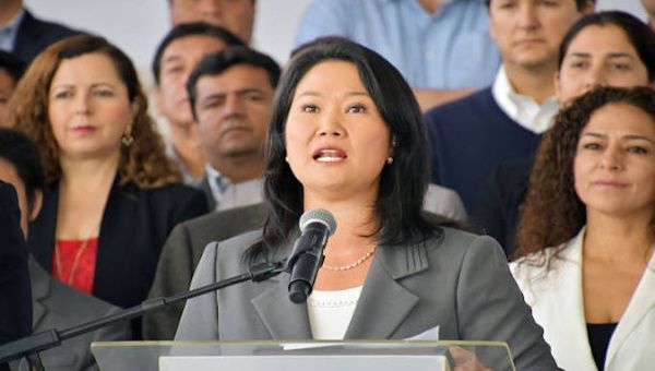 Presidential candidate Keiko Fujimori, Lima, Peru, Jan. 19, 2021.
