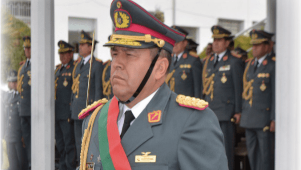 Former Bolivian Army Commander Jorge Mendieta.