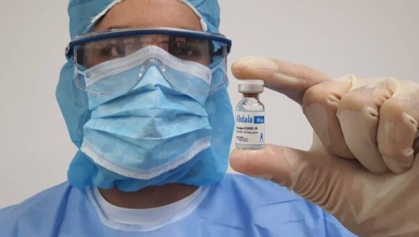 Cuba tests Abdala vaccine with 124,000 health care workers in Havana.
