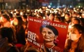 Demonstrations have taken place en Myanmar every day since the February 1, 2021 coup.