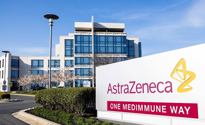 One of the headquarters of the pharmaceutical AstraZeneca in the U.S., 2021.