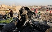 Debris of the Boeing 737, Tehran, Iran, Jan. 8, 2020.