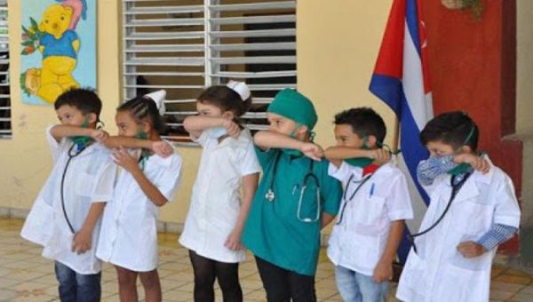 Covid-19 in Cuba: prevention starts at an early stage of life.