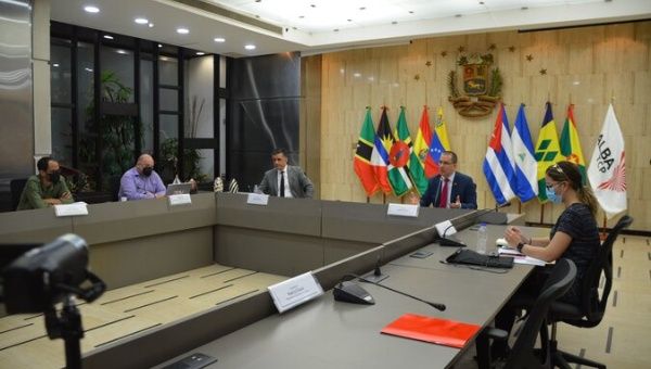 Venezuelan Foreign Minister Jorge Arreaza welcomed the celebration of the ALBA-TCP meeting with think-tanks of the Global South, 
