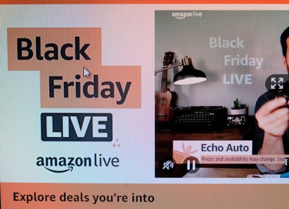 Photo shows a webpage of Amazon on Black Friday in the United States, Nov. 27, 2020.