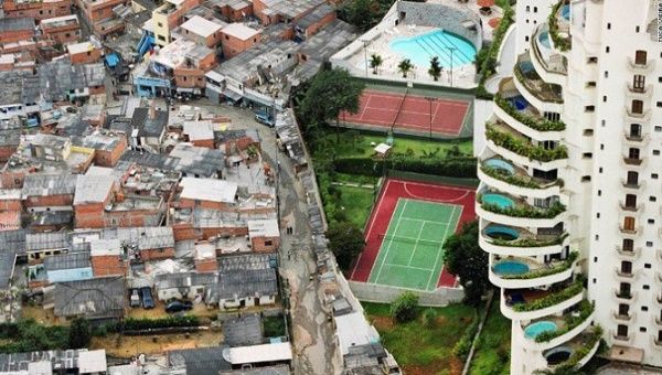  The GOP in the US is following the example of Latin America. More wealth inequality, insufficient oversight of commerce, poor safety net, official corruption. Build tall fences around your luxurious mansions.