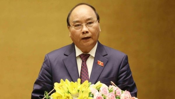 In his sworn-in statement, Phuc vowed to be absolutely loyal to the nation, the people and the Constitution of the Socialist Republic of Vietnam.
