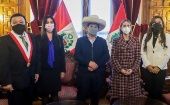During the protocol visit held by President Castillo with members of the Board of Directors of Congress, topics such as economic reactivation, the fight against the pandemic and the importance of looking after and putting the country