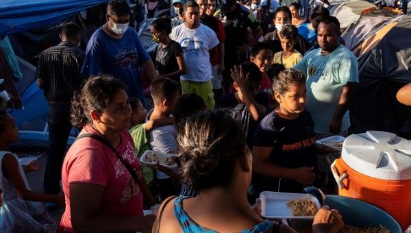 Central American asylum-seekers sent back to Mexico, Aug., 2021.