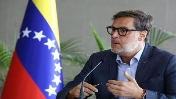 Venezuela's Foreign Affairs Minister Felix Plasencia, Aug. 2021.