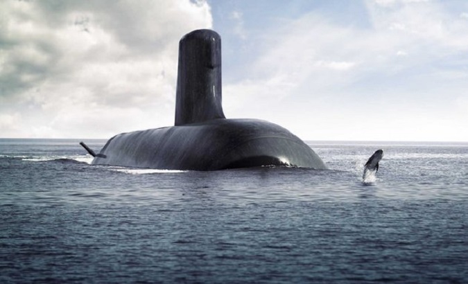 A French-designed submarine, 2021.