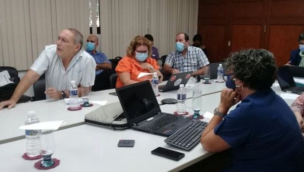 Cuban health experts virtually present our anti-Covid-19 vaccines to the World Health Organization (WHO). 