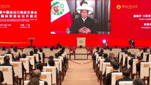 Peru reaffirms its willingness to strengthen economic and trade relations with China as President Pedro Castillo was invited to the 130th edition of China Import and Export Fair.