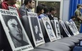 Photographs of the victims of the Argentine military dictatorship.