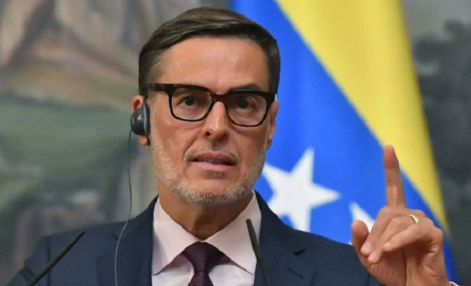 Venezuela’s Foreign Affairs Minister Felix Plasencia, 2021.