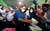 Libre Party presidential candidate beat out her right-wing rival Nasy Asfura to secure Honduras