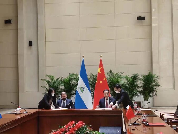 On December 10, 2021, China and Nicaragua signed in Tianjin the Joint Communiqué on the Resumption of Diplomatic Relations Between the People’s Republic of China and the Republic of Nicaragua.