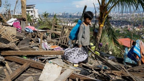A super typhoon in the Philippines killed at least 375 people. About 500,000 fled their homes, many struggling to find water and villages 