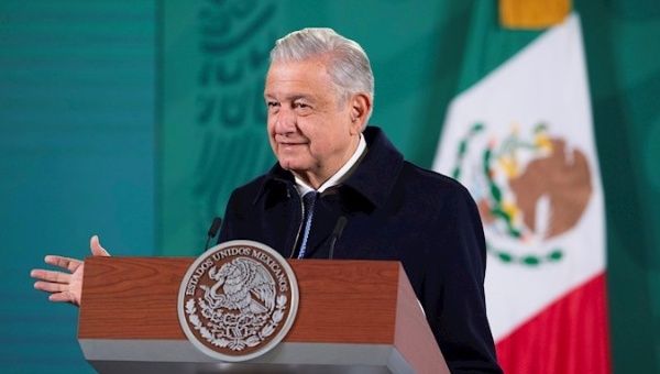 President Andres Manuel Lopez Obrador, Mexico CIty, Mexico, Dec. 22, 2021.