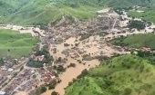 Varias localidades del estado barsileño de Bahia se encuentran inundadas a causa de las fuertes lluvias que afectan la región.