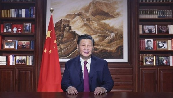 President Xi Jinping, Beijing, China, Dec. 31, 2021.