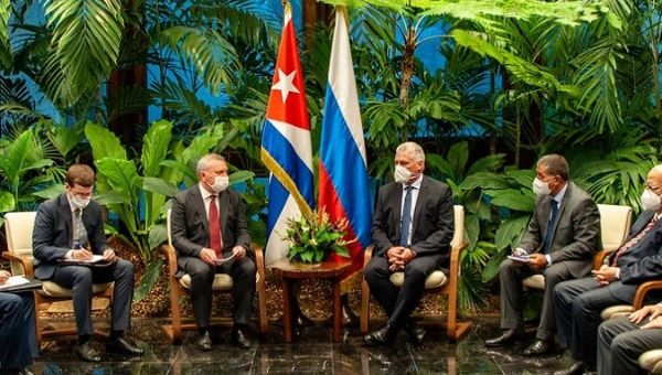 Russian Deputy PM YURY BORISOV during his visit to Cuba in October 2021 held a meeting with President Miguel Diaz-Canel. They discussed ways for boosting trade and economic cooperation between Russia and Cuba.