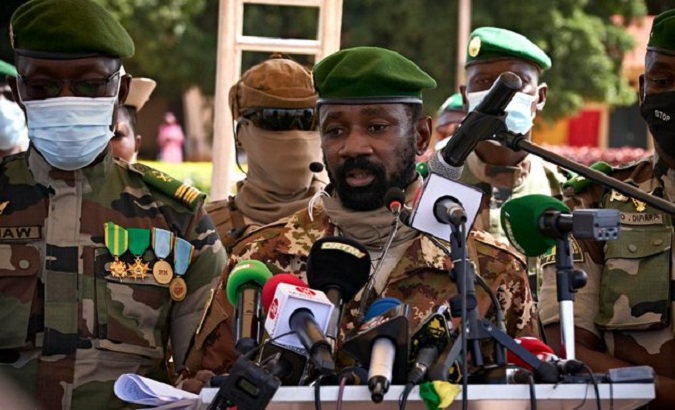 Military Junta leader Assimi Goita in Bamako, Mali, Sep. 2020.