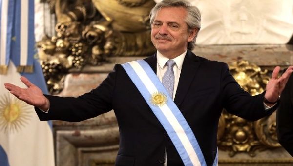 President Alberto Fernandez, Argentina. 