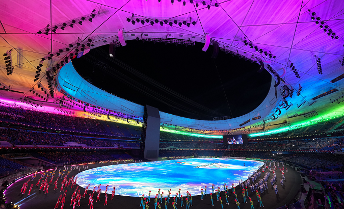 Opening ceremony of the Beijing 2022 Olympic Winter Games at the National Stadium in Beijing, China, Feb. 4, 2022.