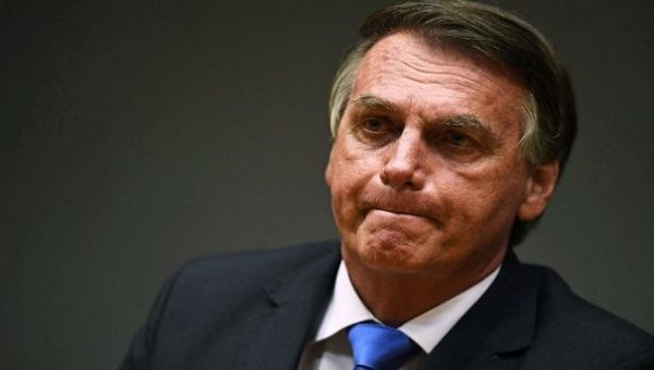 President Bolsonaro is facing five different charges. Feb. 7, 2022.