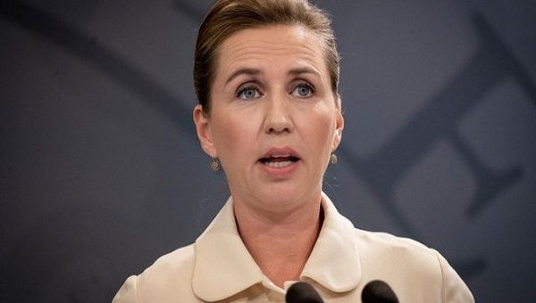  Denmark Prime Minister Mette Frederiksen announced the government will allow the deployment of U.S. military troops in its territory. Feb. 10, 2022.
