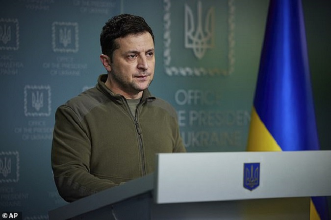 President Zelensky’s spokesman says Ukraine and Russia are discussing a possible ceasefire.