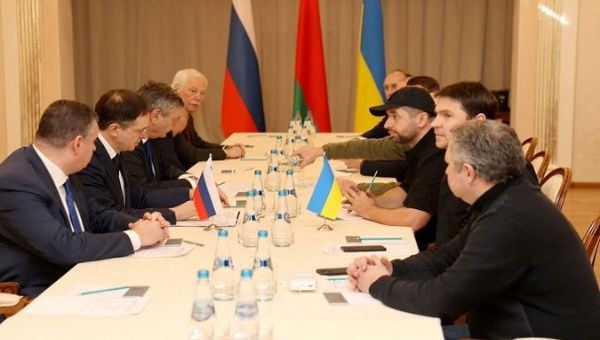 On Thursday, Russian-Ukrainian delegations held a meeting for negotiations. Mar. 3, 2022.